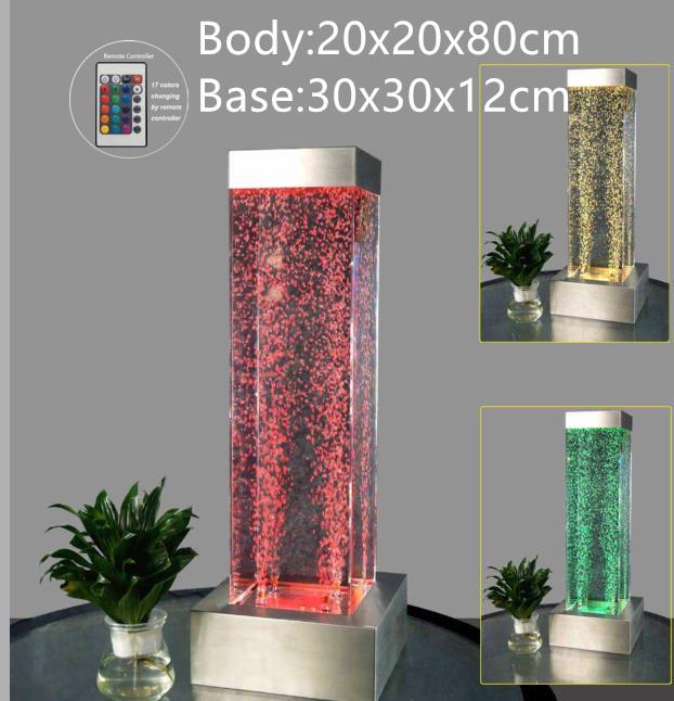 Water Column 20*80cm Water Wall Columns Wall Partition Led Illuminated Walls New