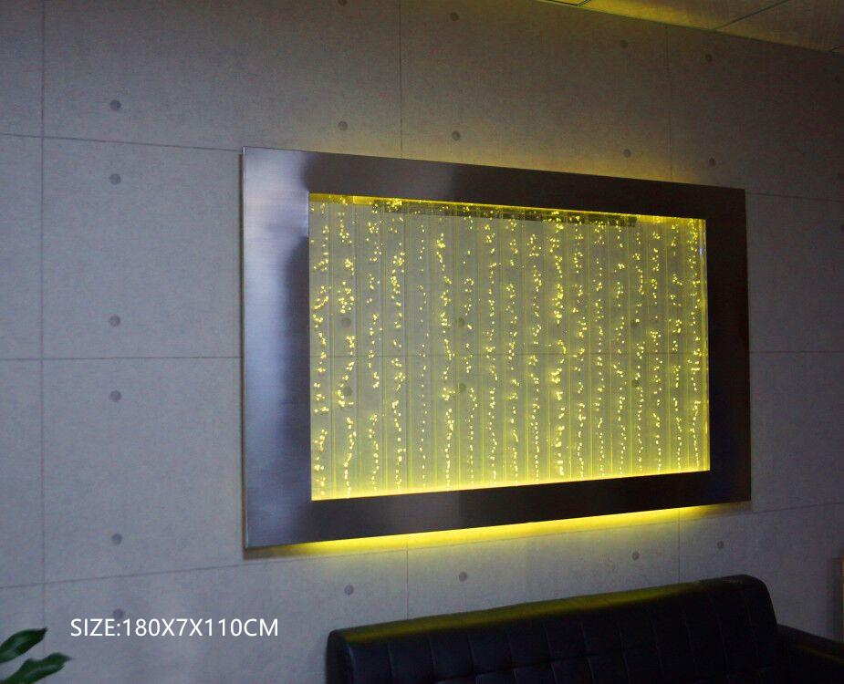 Led water wall design water columns waterfall picture wall aquarium column 180x110