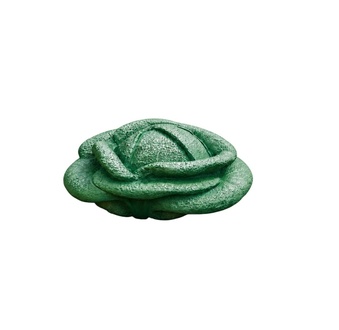 Original green colored decorative garden figure designed as a cabbage 91cm