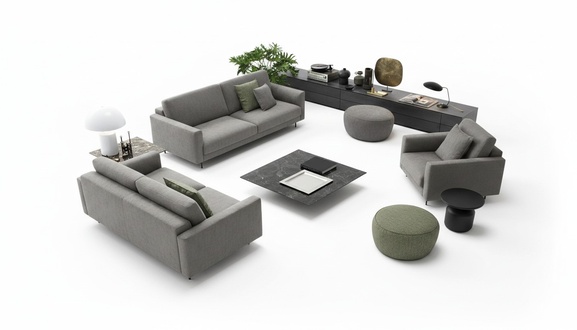 Seating Set 331 Seater Modern Wood Exclusive Design Furniture Armchair Sofa Set