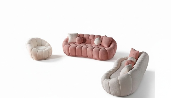 Seating ensemble living landscape sofas sofa set living room suite upholstery set