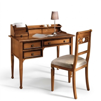 Secretary Desk Italian Style Furniture Furnishing Real Wood Furniture Table