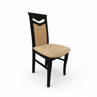 Set of 10x armchairs chair designer wood fabric upholstery chairs gastro dining room backrest