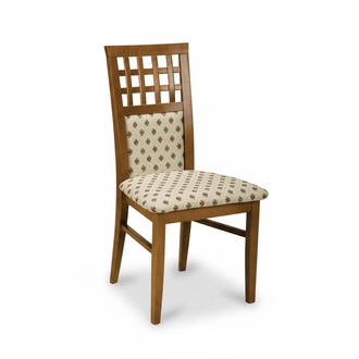 Set of 10x solid wood armchairs, dining room chairs, fabric upholstered chairs, gastro dining room