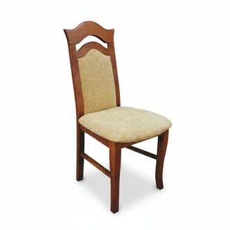 Set of 10x solid wood armchairs dining room chairs fabric upholstered chairs gastro dining room