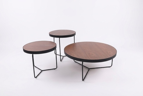 Set 3x Coffee Table Side Table Designer Living Room Table Tables