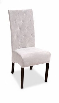 Set 8x Chesterfield designer solid wood chair dining room chair designer upholstery