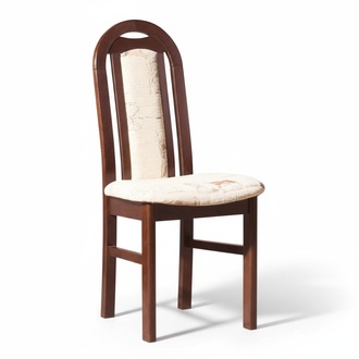 Set of 8 dining room chairs, solid wood, fabric upholstered, restaurant dining chairs, new.
