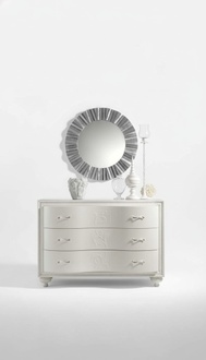 Set Chest of Drawers Mirror Luxury Console Chests of Drawers Bedroom Stool Complete Wood