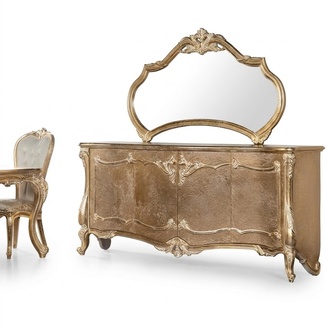 Set Chest Of Drawers With Mirror Set Chests Of Drawers Wood Group Sideboard Furniture Baroque