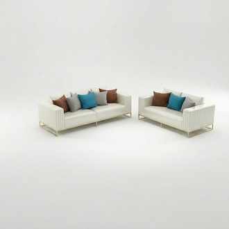 Set couch upholstery fabric sofa cushions seat sets 3+2+2 designer