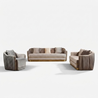 Set Couch Upholstery Leather Sofa Couches Upholstery Seat 3+2 Designer Sets