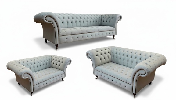 Set Design Sofas Sofa set 3+2+2 seater upholstery fabric Modern