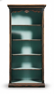 Regal cabinet bookcase for office book shelf brown high cabinet real wood new