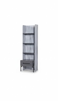 Shelf Cabinet Bookcase Cupboards Multipurpose Furniture Brown 165x49x47