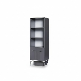 Shelf Cabinet Bookcase Cupboards Multipurpose Furniture Brown 170x55x48