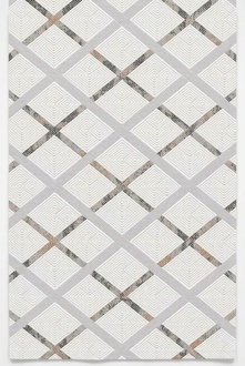 Short pile carpet living room carpet lines grid pattern silver design rugs
