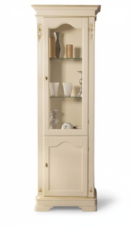 Showcase Design Glass Front Home Office Shelf Column Showcases Cabinet Art Deco