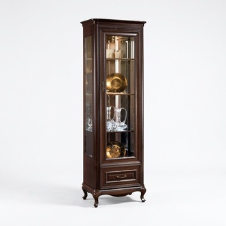 Display case, glass display case, glass cabinet, solid wood cupboard, high cabinet, cabinet display.