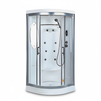 Shower cabin luxury shower cabin wellness shower comfort shower 120x120 cm