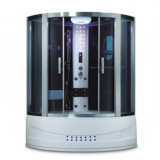 Hydromassage shower, massage shower cabin, design sauna, shower cabin 135x135 cm.