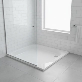 Shower tray acrylic tub shower tray flat waste set drain shower tray