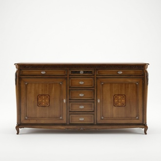 Side lowboard cabinet living room shelf luxury designer chest of drawers sideboard new