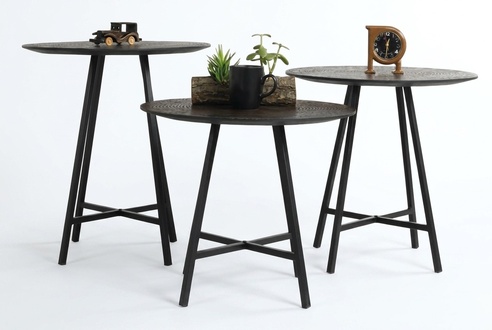 Side table coffee table sofa table club table salon table living room table 3-piece set