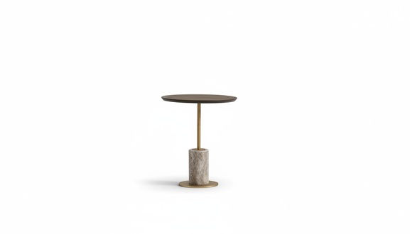 Side table Coffee table Sofa table Coffee table Wood Brown Round table