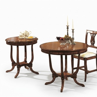 Side Table Living Room Design Tables Furniture Brown Wood Classic