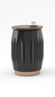 Side table round table coffee table royal designer furniture designer stainless steel