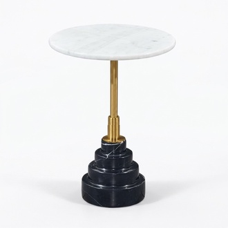 Side tables living room round high quality modern luxury coffee table marble