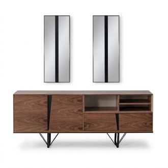 Sideboard Sideboard Cabinet Chest of Drawers Wooden Cabinet Brown Wood Dining Room
