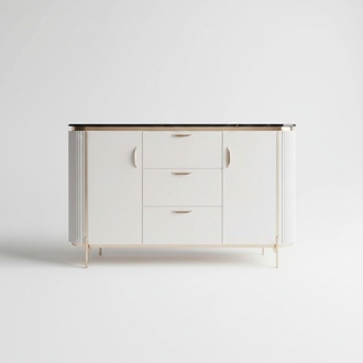 Sideboard Chest of drawers Sideboard Wood Modern White Living room chests of drawers New