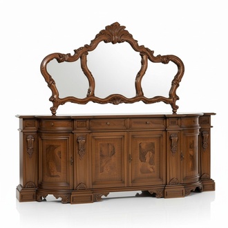 Sideboard Chest of Drawers Mirror Wood Console Sideboard Drawers Consoles