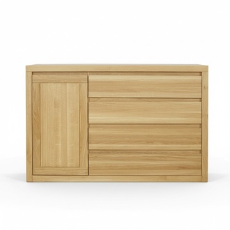 Dresser chest of drawers solid wood cabinets real wood 140x90cm chests of drawers oak