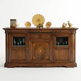 Dresser sideboard dresser drawer showcase living room wood buffet cabinet new