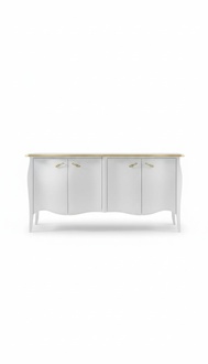 Sideboard Chest of Drawers Living Room Wood Modern White Luxury Cabinets Design