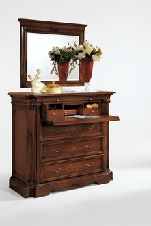 Sideboard dresser wooden chest of drawers with 4 drawers cabinet new