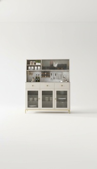 Sideboard Dresser Showcase Chest of Drawers Cabinet Design Matt Furniture Italian Style Luxury