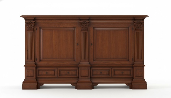 Sideboard drawer display living room wood buffet sideboard cupboard new