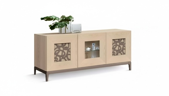Sideboard living room design furniture wood designer chest of drawers