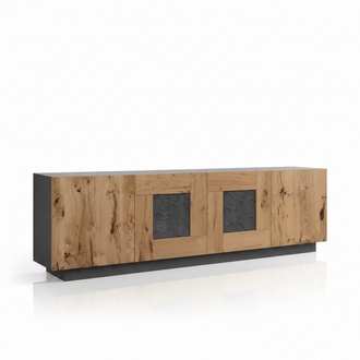 Sideboard living room style modern highboard design luxury new brown