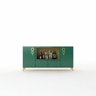 Sideboard Luxury Green Console Sideboards Modern Living Room Chests of Drawers Wood
