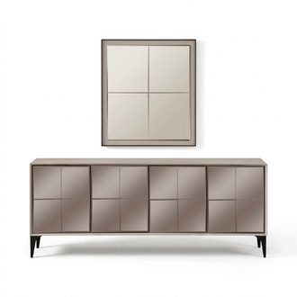 Sideboard Luxury Sideboard Cabinet Chest of Drawers Wooden Cabinet Wood White Modern