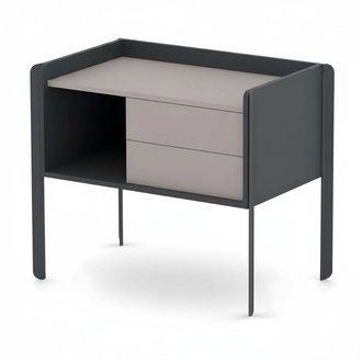 Side cabinet office cabinet dresser with 2 drawers office equipment
