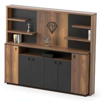 Sideboard Office Cabinet Filing Cabinet Archive Cabinet Brown Gray