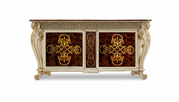 Sideboard Solid Cabinet Shelf Wood Sideboard Cabinets Luxury Furniture from Italy