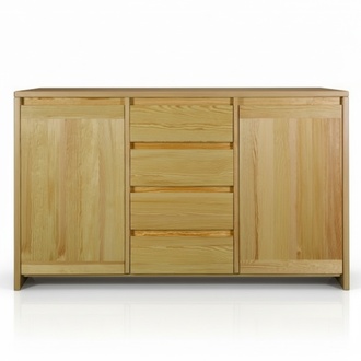 Massive sideboard furniture, solid wood, lowboard, new sideboard cabinet.