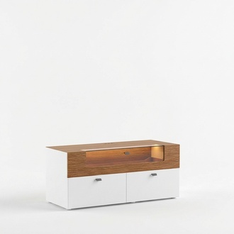 Sideboard TV Lowboard RTV xxl Cabinet Table Modern Living Room Wood 125x55cm